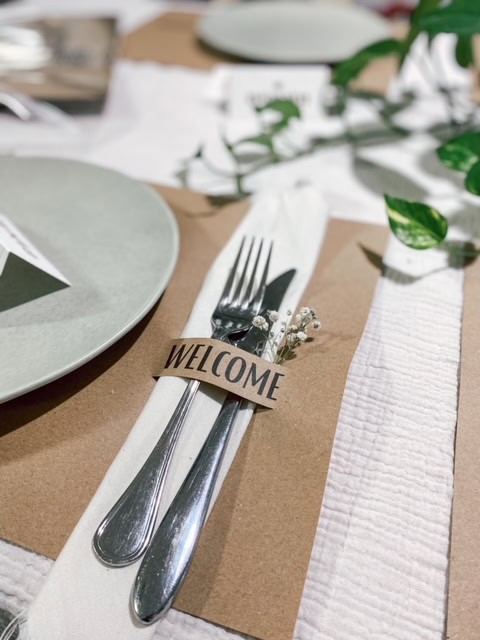 מארז פלייסמנטים לעריכת שולחן - פלייסמנטים מעוצבים לשולחן | האג אנד טאג