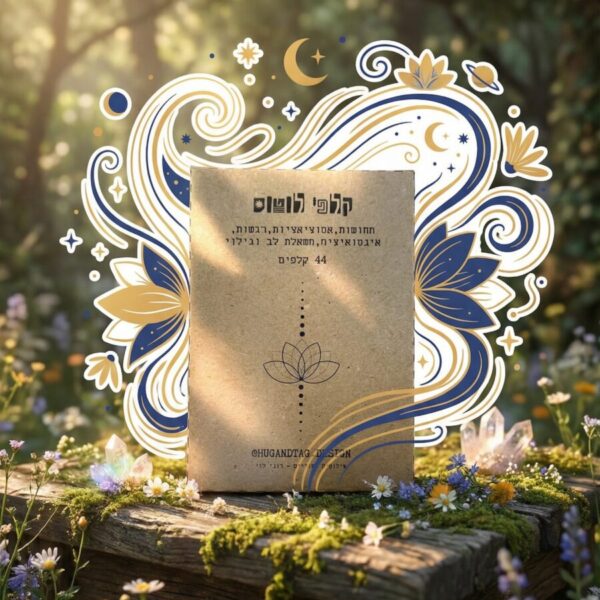 קלפי לוטוס – קלפים אסוציאטיביים מעוררי שיח, עם צילומים מקוריים מהודו מעוררי השראה