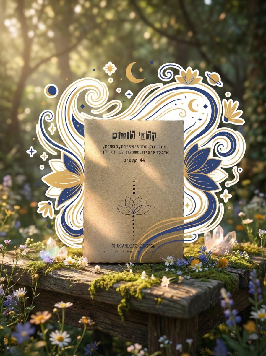 קלפי לוטוס - קלפים אסוציאטיביים מעוררי שיח, עם צילומים מקוריים מהודו מעוררי השראה